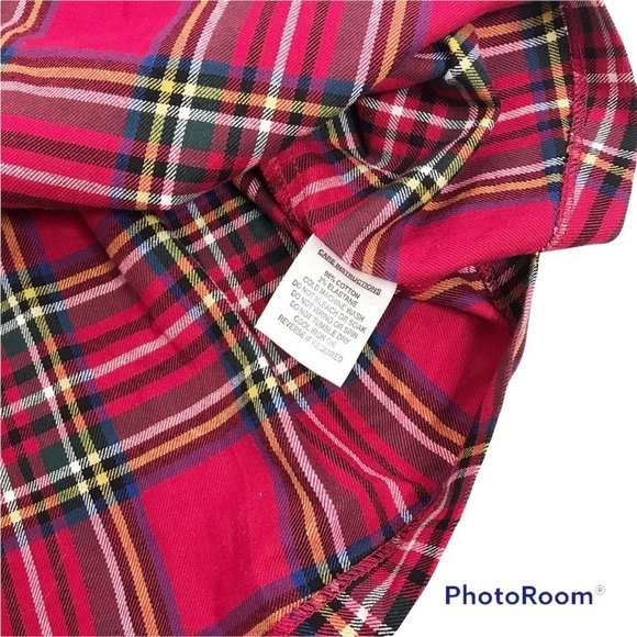 Modcloth Dangerfield red plaid school girl skirt size 16 NWT - Picture 7 of 8